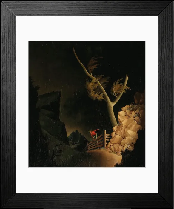 Framed Print : The refugee, 1928. Creator: Sedlacek, Franz (1891-1945) Framed Print : The refugee, 1928. Creator: Sedlacek, Franz (1891-1945)