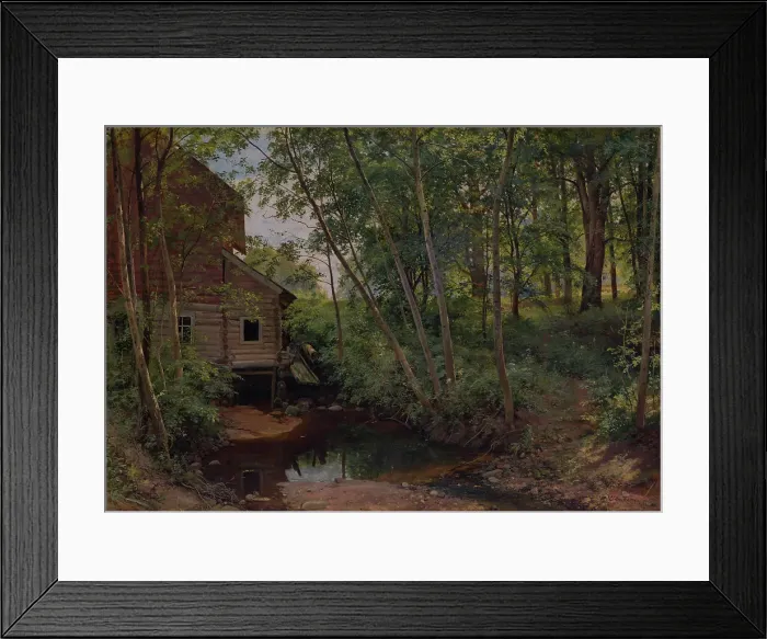 Framed Print : Forest Mill. Creator: Shishkin, Ivan Ivanovich (1832-1898) Framed Print : Forest Mill. Creator: Shishkin, Ivan Ivanovich (1832-1898)
