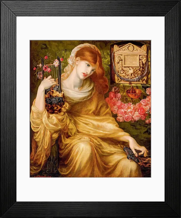 Framed Print : La vedova romana, 1874. Creator: Rossetti, Dante Gabriel (1828-1882) Framed Print : La vedova romana, 1874. Creator: Rossetti, Dante Gabriel (1828-1882)