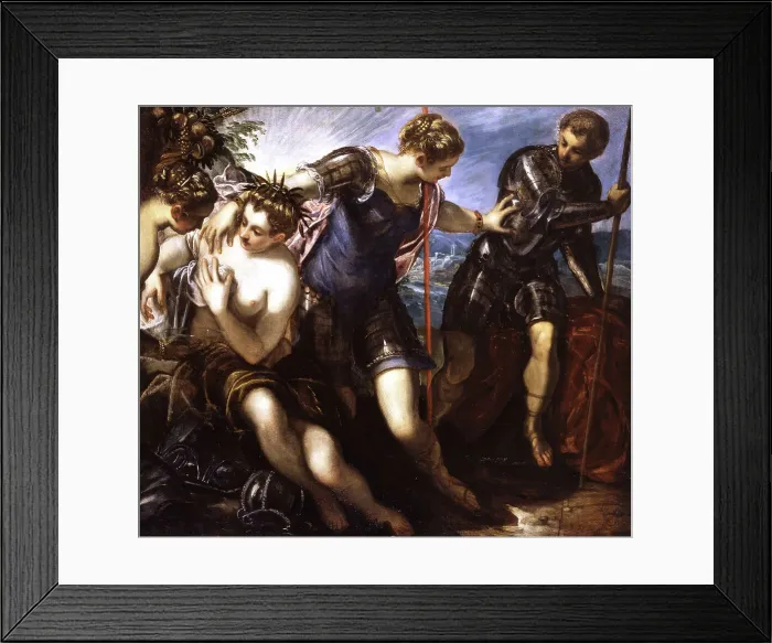Framed Print : Pallas Athena Drives Away Mars, 1576. Creator: Tintoretto, Jacopo (1518-1594) Framed Print : Pallas Athena Drives Away Mars, 1576. Creator: Tintoretto, Jacopo (1518-1594)
