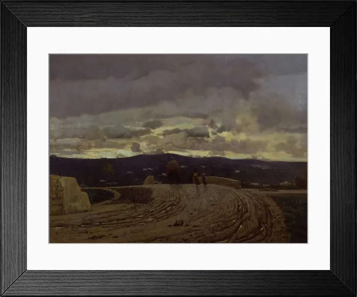 Framed Print : November, 1870. Creator: Signorini, Telemaco (1835-1901) Framed Print : November, 1870. Creator: Signorini, Telemaco (1835-1901)