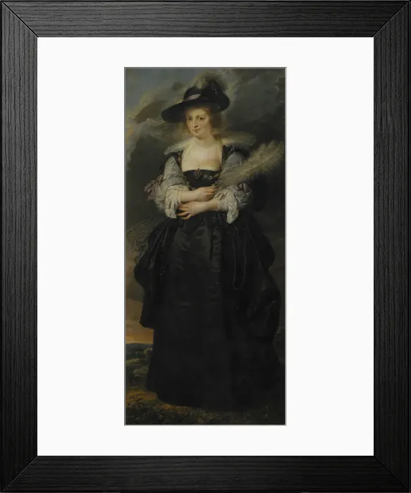 Framed Print : Portrait of Hélène Fourment, c 1630-1631. Creator: Rubens, Pieter Paul (1577-1640) Framed Print : Portrait of Hélène Fourment, c 1630-1631. Creator: Rubens, Pieter Paul (1577-1640)