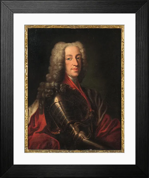 Framed Print : Portrait of Charles VII, Holy Roman Emperor (1697-1745), 18th century. Creator: South German master (16th century) Framed Print : Portrait of Charles VII, Holy Roman Emperor (1697-1745), 18th century. Creator: South German master (16th century)