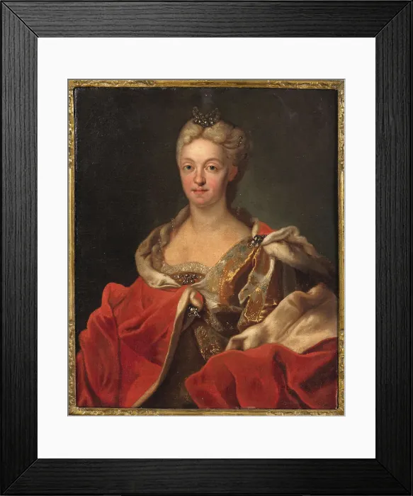 Framed Print : Portrait of Maria Amalia of Austria (1701-1756), Holy Roman Empress, 18th century. Creator: South German master (16th century) Framed Print : Portrait of Maria Amalia of Austria (1701-1756), Holy Roman Empress, 18th century. Creator: South German master (16th century)