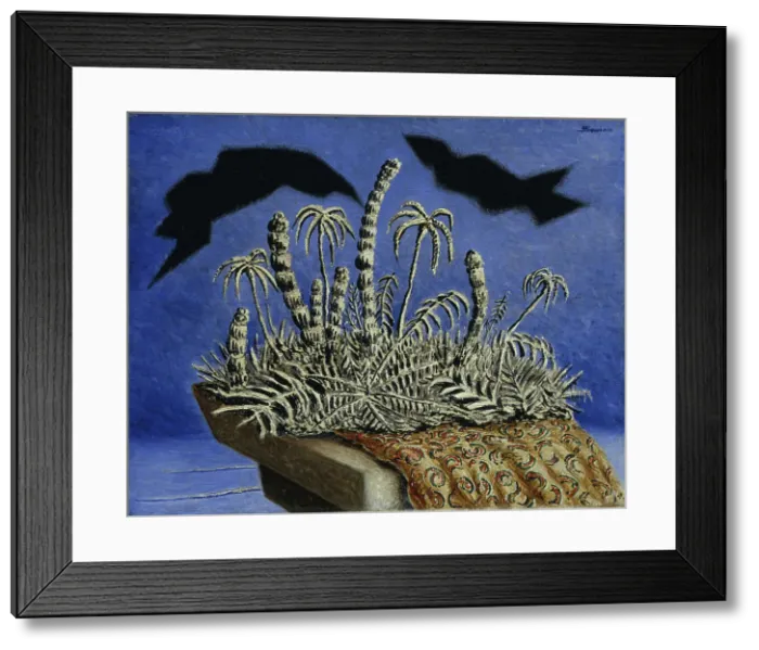 Framed Print : Portable island, 1931. Creator: Savinio, Alberto (1891-1952) Framed Print : Portable island, 1931. Creator: Savinio, Alberto (1891-1952)
