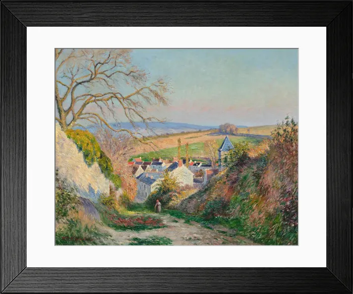 Framed Print : Paysanne dans Eragny. Creator: Vignon, Victor (1847-1909) Framed Print : Paysanne dans Eragny. Creator: Vignon, Victor (1847-1909)