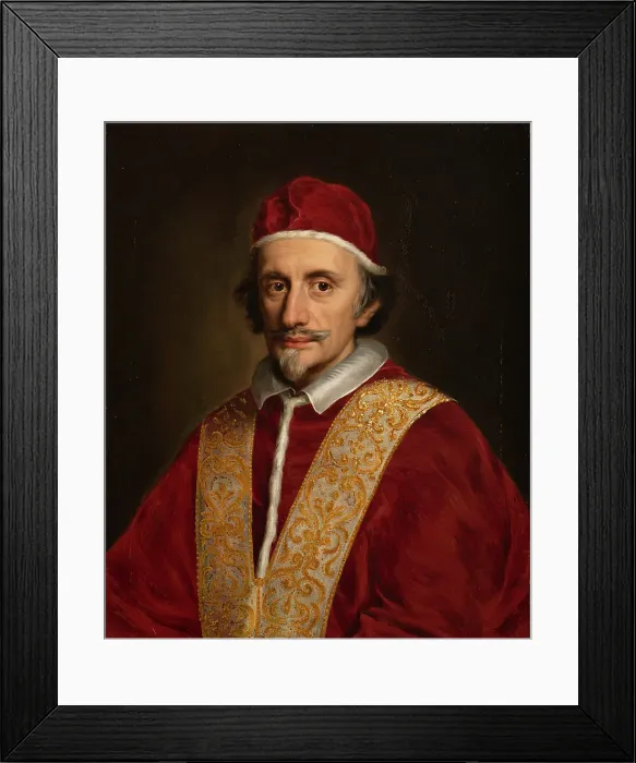 Framed Print : Portrait of Pope Innocent XI (1611-1689), Between 1676 and 1680. Creator: Voet, Jacob Ferdinand (1639-1689) Framed Print : Portrait of Pope Innocent XI (1611-1689), Between 1676 and 1680. Creator: Voet, Jacob Ferdinand (1639-1689)