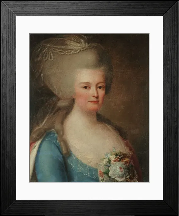 Framed Print : Infanta Benedita of Braganza (1746-1829), Crown Princess of Portugal, c 1786-88. Creator: Troni, Giuseppe (1739-1810) Framed Print : Infanta Benedita of Braganza (1746-1829), Crown Princess of Portugal, c 1786-88. Creator: Troni, Giuseppe (1739-1810)
