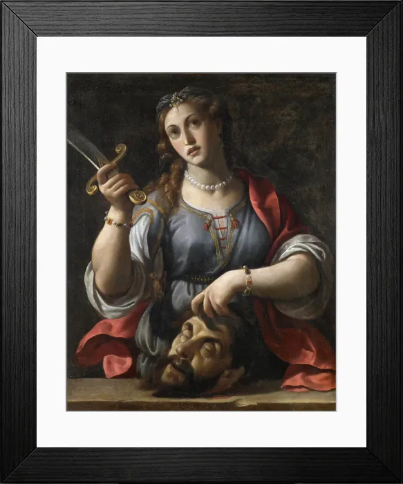 Framed Print : Judith with the Head of Holofernes, c 1605. Creator: Turchi, Alessandro (1578-1649) Framed Print : Judith with the Head of Holofernes, c 1605. Creator: Turchi, Alessandro (1578-1649)