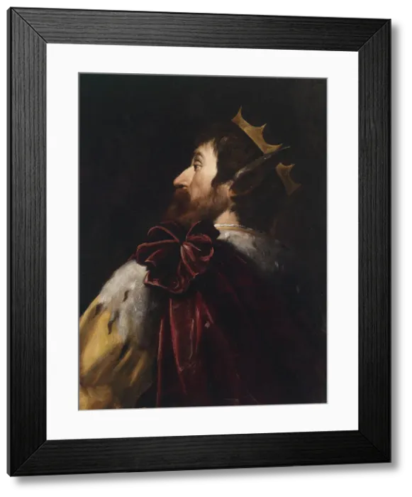 Framed Print : King Midas. Creator: Vaccaro, Andrea (1604-1670) Framed Print : King Midas. Creator: Vaccaro, Andrea (1604-1670)