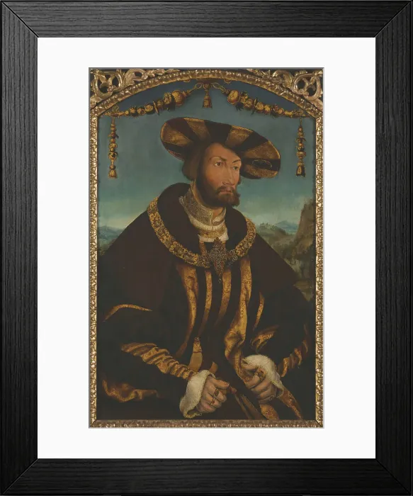 Framed Print : William IV (1493-1550), Duke of Bavaria, 1526. Creator: Wertinger, Hans, von (ca. 1465-1533) Framed Print : William IV (1493-1550), Duke of Bavaria, 1526. Creator: Wertinger, Hans, von (ca. 1465-1533)