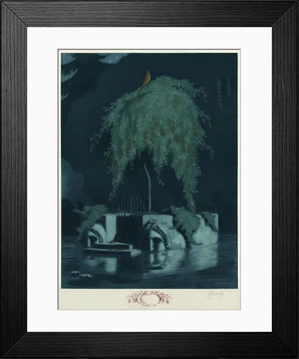 Framed Print : Poet's Tomb, 1913. Creator: Zarins, Rihards (1869-1939) Framed Print : Poet's Tomb, 1913. Creator: Zarins, Rihards (1869-1939)