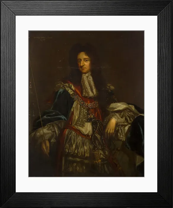 Framed Print : Portrait of Laurence Hyde (1641-1711), 1st Earl of Rochester. Creator: Wissing, Willem (1656-1687) Framed Print : Portrait of Laurence Hyde (1641-1711), 1st Earl of Rochester. Creator: Wissing, Willem (1656-1687)