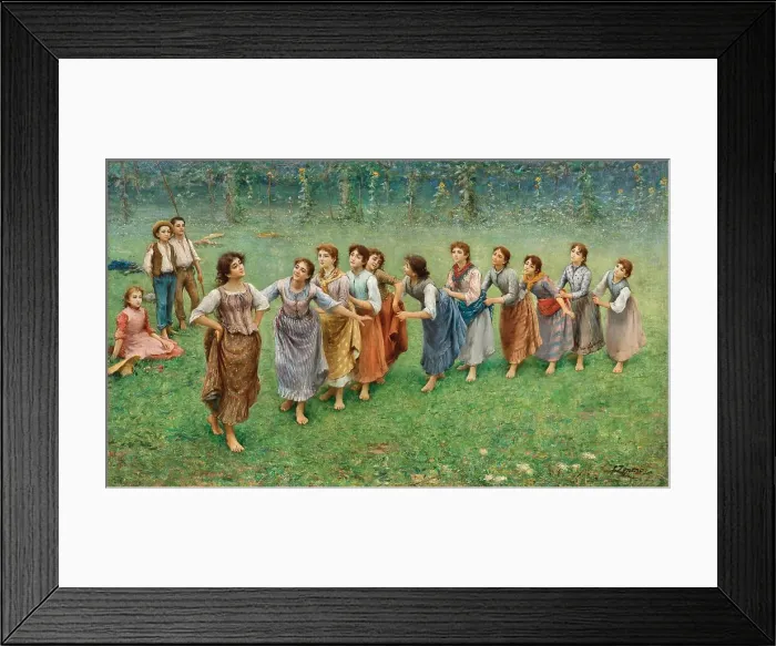 Framed Print : La Coda del Diavolo, End of 1880s. Creator: Zonaro, Fausto (1854-1929) Framed Print : La Coda del Diavolo, End of 1880s. Creator: Zonaro, Fausto (1854-1929)