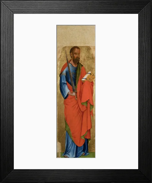 Framed Print : Saint Paul, c1340-1345. Creator: Veneziano, Paolo (ca 1330-ca 1360) Framed Print : Saint Paul, c1340-1345. Creator: Veneziano, Paolo (ca 1330-ca 1360)