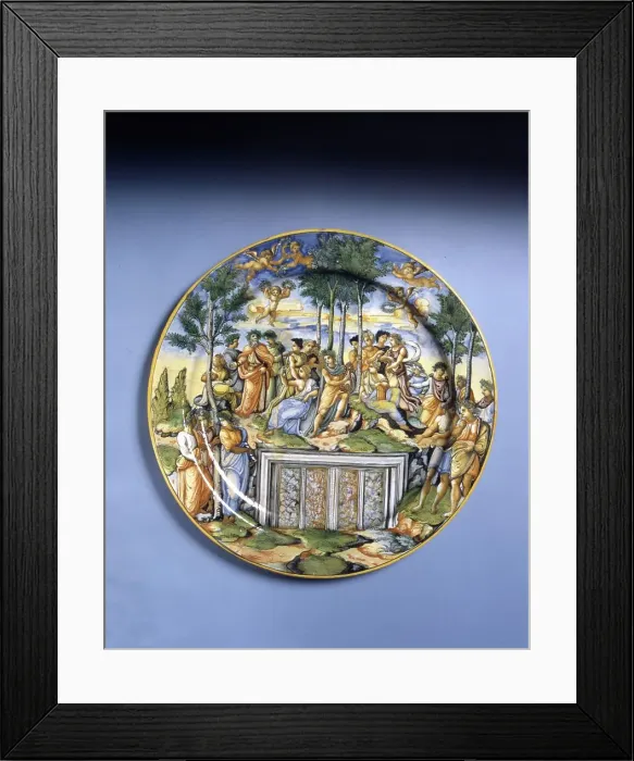 Framed Print : Mount Parnassus, 1600. Creator: Unknown Framed Print : Mount Parnassus, 1600. Creator: Unknown