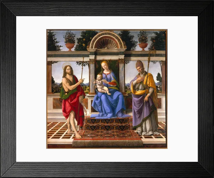 Framed Print : Madonna di Piazza, 1474-1483. Creator: Verrocchio, Andrea del (1437-1488) Framed Print : Madonna di Piazza, 1474-1483. Creator: Verrocchio, Andrea del (1437-1488)