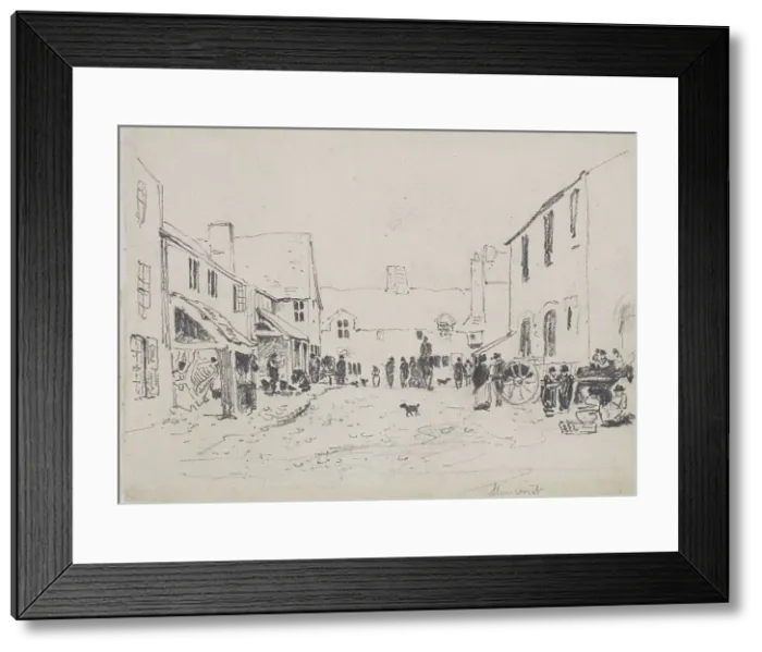 Framed Print : Llanrwst, North Wales, c1820s. Creator: David Cox the Elder Framed Print : Llanrwst, North Wales, c1820s. Creator: David Cox the Elder