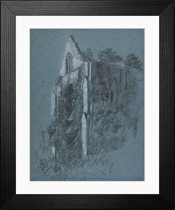 Framed Print : Tintern Abbey, Monmouthshire, 1800-10. Creator: David Cox the Elder Framed Print : Tintern Abbey, Monmouthshire, 1800-10. Creator: David Cox the Elder