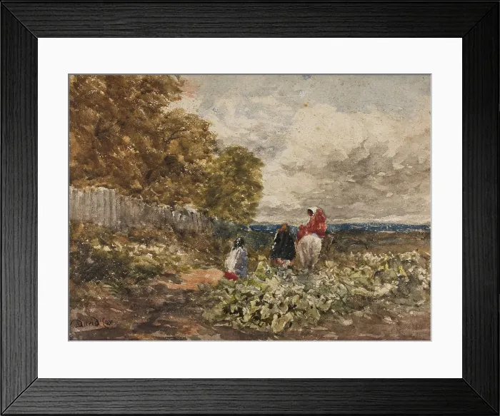 Framed Print : The Edge of the Wood, c1830s. Creator: David Cox the Elder Framed Print : The Edge of the Wood, c1830s. Creator: David Cox the Elder