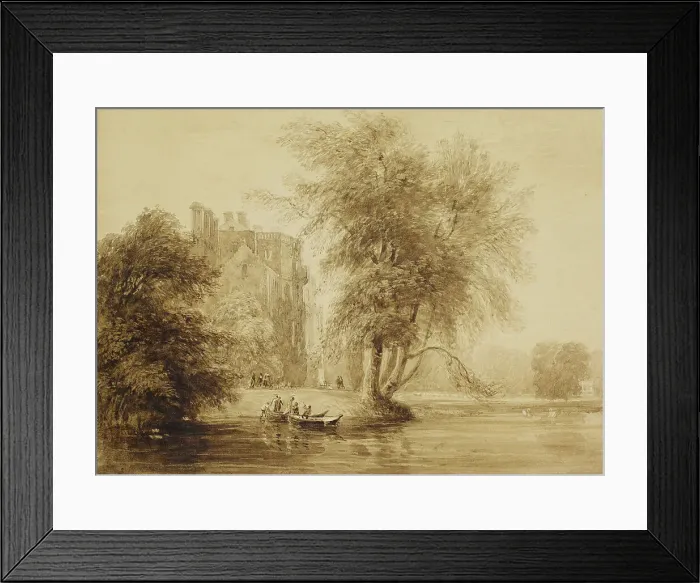 Framed Print : Guy's Cliff, 1827. Creator: David Cox the Elder Framed Print : Guy's Cliff, 1827. Creator: David Cox the Elder