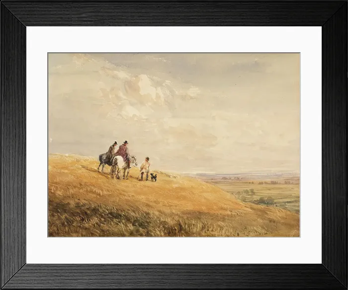 Framed Print : A Bright Day, 1832-38. Creator: David Cox the Elder Framed Print : A Bright Day, 1832-38. Creator: David Cox the Elder