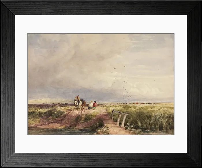 Framed Print : Going to Market, 1834. Creator: David Cox the Elder Framed Print : Going to Market, 1834. Creator: David Cox the Elder