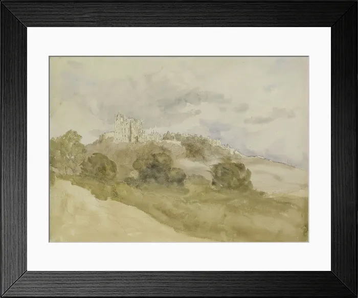 Framed Print : Bolsover Castle, Derbyshire, 1831-40. Creator: David Cox the Elder Framed Print : Bolsover Castle, Derbyshire, 1831-40. Creator: David Cox the Elder