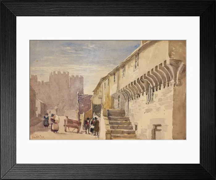Framed Print : Conway Castle, c1830s. Creator: David Cox the Elder Framed Print : Conway Castle, c1830s. Creator: David Cox the Elder