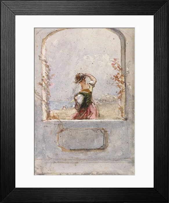 Framed Print : The Four Seasons - Autumn, 1849. Creator: David Cox the Elder Framed Print : The Four Seasons - Autumn, 1849. Creator: David Cox the Elder