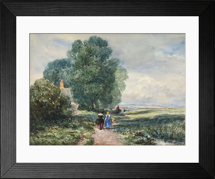 Framed Print : Homeward Bound, 1832. Creator: David Cox the Elder Framed Print : Homeward Bound, 1832. Creator: David Cox the Elder