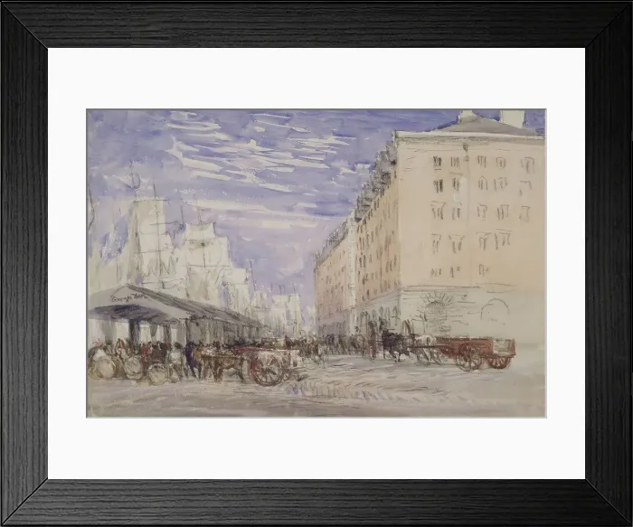 Framed Print : Goree Docks, Liverpool, c1830s. Creator: David Cox the Elder Framed Print : Goree Docks, Liverpool, c1830s. Creator: David Cox the Elder