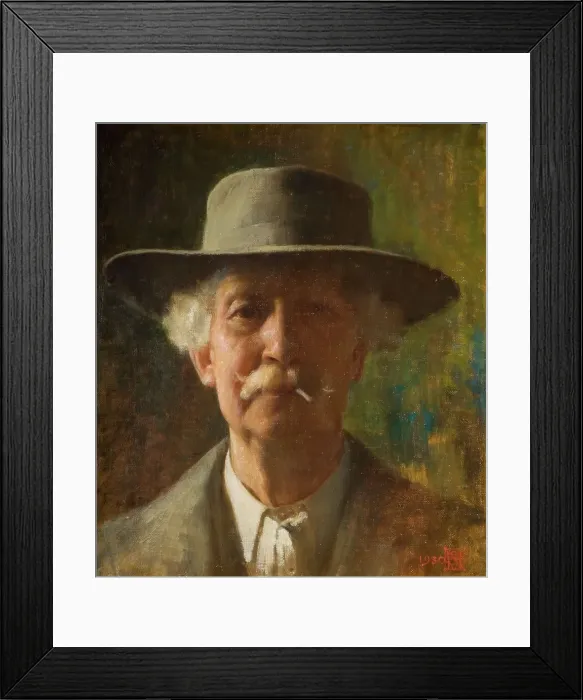 Framed Print : Portrait of the Artist (Self Portrait), 1930. Creator: Edward Samuel Harper Framed Print : Portrait of the Artist (Self Portrait), 1930. Creator: Edward Samuel Harper