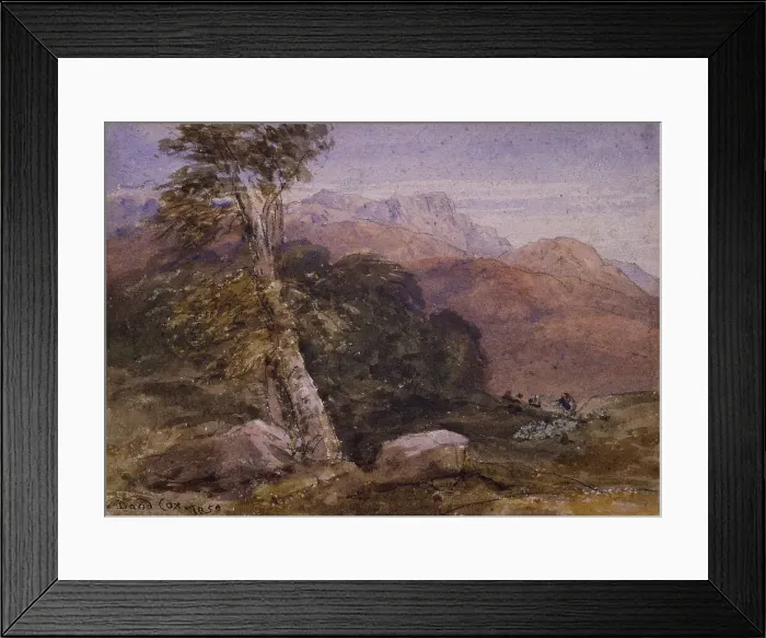 Framed Print : Bettws-y-Coed, North Wales, 1852. Creator: David Cox the Elder Framed Print : Bettws-y-Coed, North Wales, 1852. Creator: David Cox the Elder