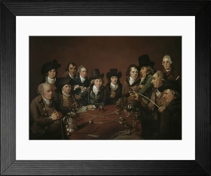 Framed Print : John Freeth and his Circle or Birmingham Men of the Last Century, 1792. Creator: John Eckstein Framed Print : John Freeth and his Circle or Birmingham Men of the Last Century, 1792. Creator: John Eckstein
