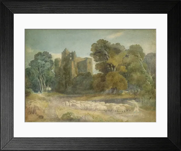 Framed Print : Kenilworth Castle, 1805-07. Creator: David Cox the Elder Framed Print : Kenilworth Castle, 1805-07. Creator: David Cox the Elder