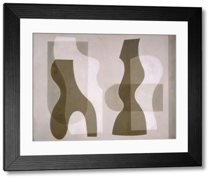 Framed Print : Superimposed Forms, 1938. Creator: Jessica Dismorr Framed Print : Superimposed Forms, 1938. Creator: Jessica Dismorr