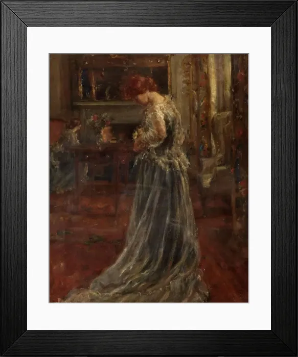Framed Print : A Symphony in Bronze and Silver, 1900-1914. Creator: Ethel Walker Framed Print : A Symphony in Bronze and Silver, 1900-1914. Creator: Ethel Walker