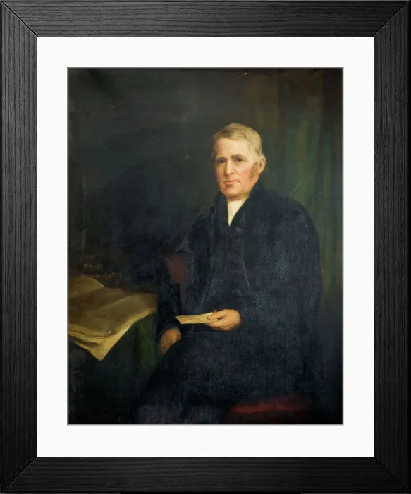 Framed Print : Portrait of Joseph Sturge (1793-1859), 1855. Creator: Jerry Barratt Framed Print : Portrait of Joseph Sturge (1793-1859), 1855. Creator: Jerry Barratt
