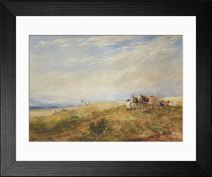 Framed Print : Gravel Pits, c1820s. Creator: David Cox the Elder Framed Print : Gravel Pits, c1820s. Creator: David Cox the Elder