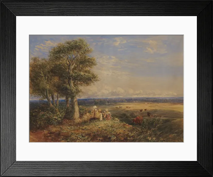 Framed Print : The Skylark, 1848. Creator: David Cox the Elder Framed Print : The Skylark, 1848. Creator: David Cox the Elder