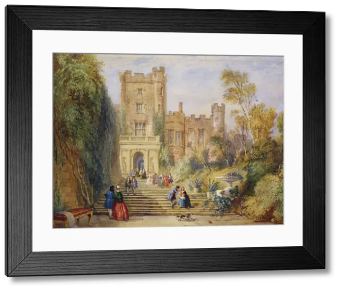 Framed Print : Powys Castle, Wales, 1885. Creator: David Cox the Younger
