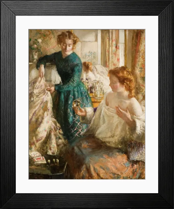 Framed Print : The Crystal Gazers, 1905-1906. Creator: Henry Tonks Framed Print : The Crystal Gazers, 1905-1906. Creator: Henry Tonks