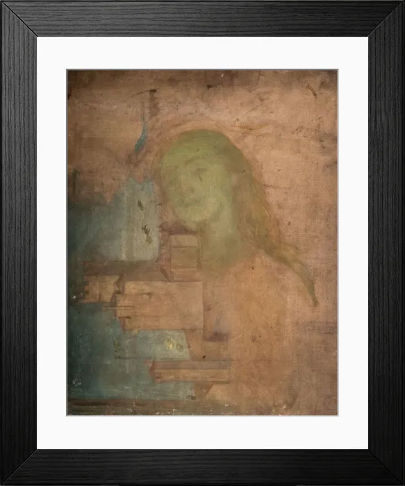 Framed Print : Head of A Woman Superimposed Over Italian Building, 1880-1900. Creator: Louisa Starr Framed Print : Head of A Woman Superimposed Over Italian Building, 1880-1900. Creator: Louisa Starr