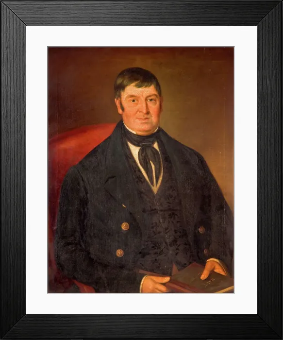 Framed Print : Portrait of John Mayou, 1851. Creator: Jason Wilson Framed Print : Portrait of John Mayou, 1851. Creator: Jason Wilson
