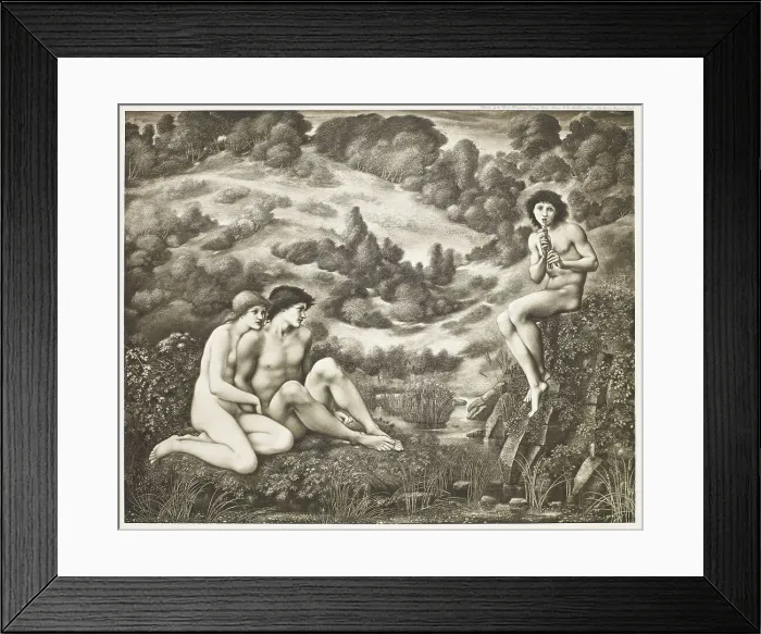 Framed Print : The Garden of Pan, c1886, (1900). Creator: Unknown Framed Print : The Garden of Pan, c1886, (1900). Creator: Unknown