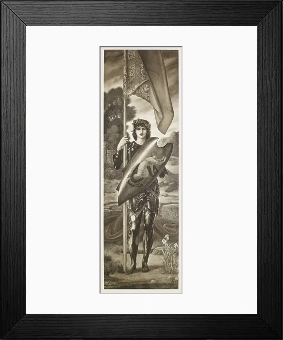 Framed Print : St George, c1860s, (1900). Creator: Unknown Framed Print : St George, c1860s, (1900). Creator: Unknown