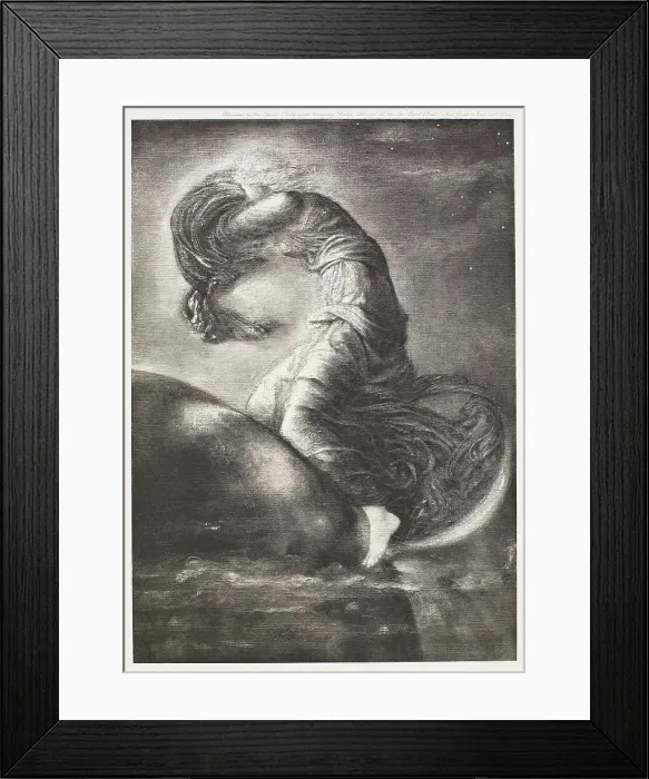 Framed Print : Luna, c1870, (1900). Creator: Unknown Framed Print : Luna, c1870, (1900). Creator: Unknown