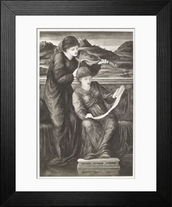 Framed Print : Music, c1870s, (1900). Creator: Unknown Framed Print : Music, c1870s, (1900). Creator: Unknown