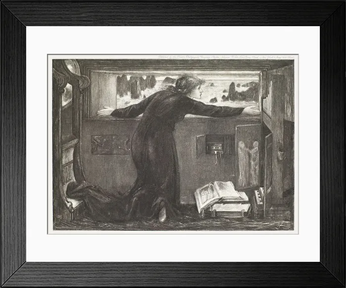 Framed Print : Dorigen of Bretaigne, c1871, (1900). Creator: Unknown